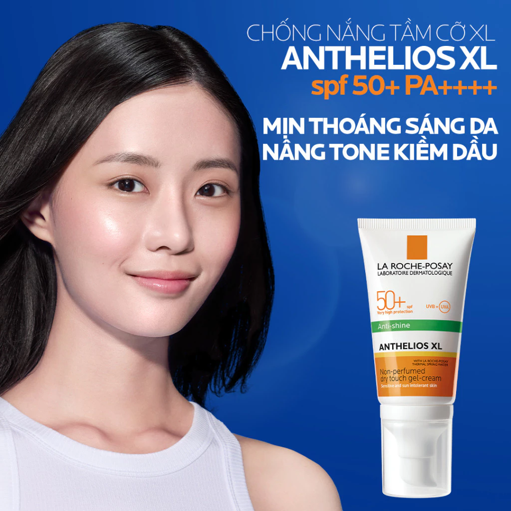 Bộ đôi kem chống nắng nâng tone cho da dầu La Roche-Posay Anthelios XL SPF50+ 50ml - Ảnh 5