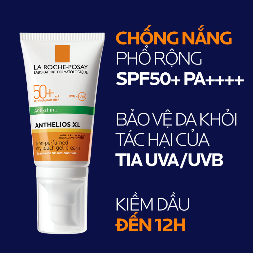 Bộ đôi kem chống nắng nâng tone cho da dầu La Roche-Posay Anthelios XL SPF50+ 50ml - Ảnh 3