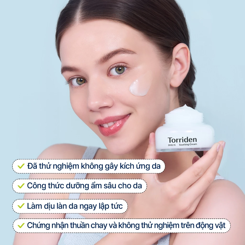 Kem dưỡng làm dịu da DIVE IN chứa Hyaluronic Acid, 100ml, Soothing Cream - Ảnh 6