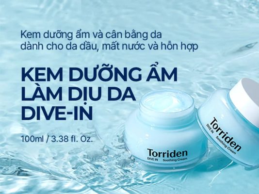 Kem dưỡng làm dịu da DIVE IN chứa Hyaluronic Acid, 20ml, Soothing Cream