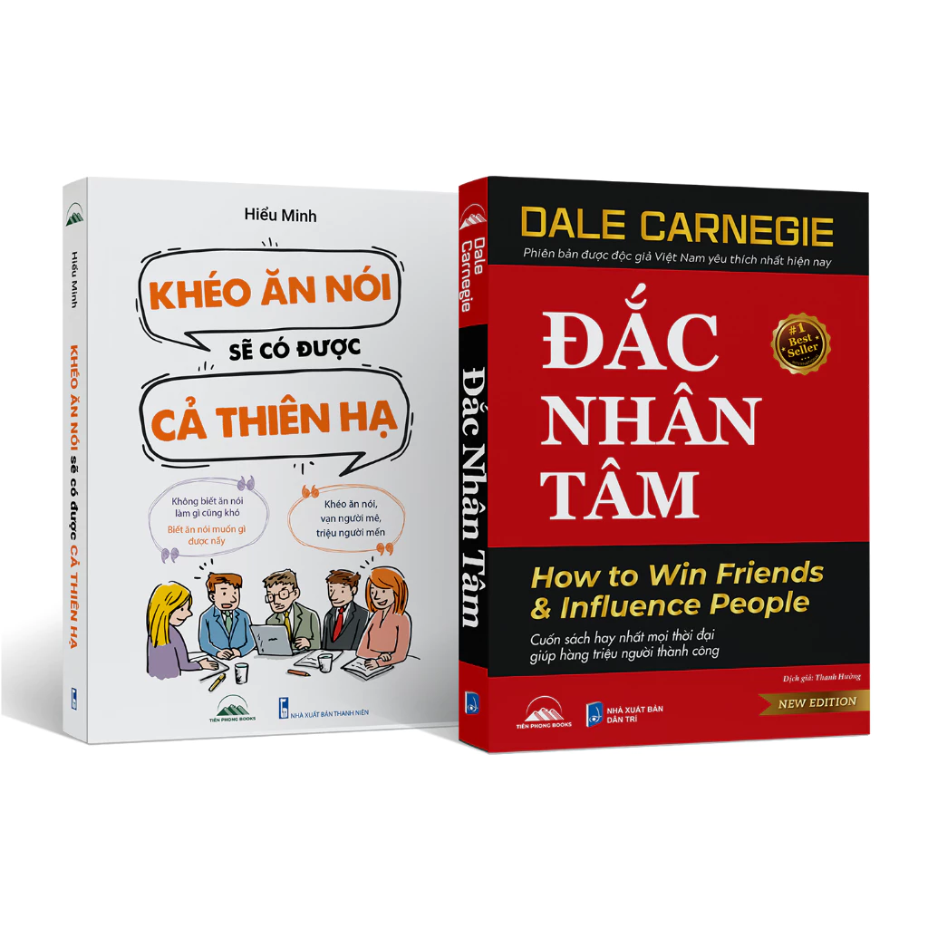 Sách - Combo Đắc Nhân Tâm + Khéo Ăn Nói Sẽ Có Được Cả Thiên Hạ - Tiên Phong Books