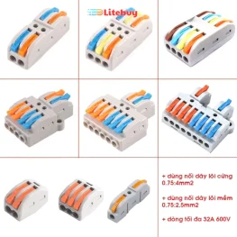 Cút nối dây điện cho dây đơn dây đôi dây ba tiện dụng