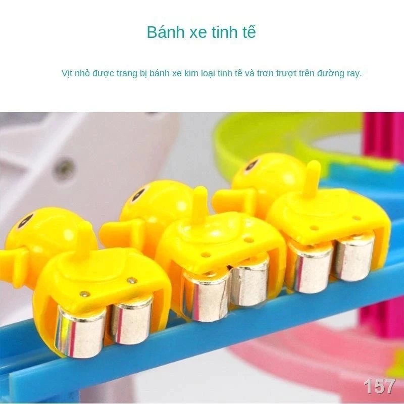 Đồ chơi cầu trượt Vịt leo cầu thang âm thanh vui nhộn cho bé 1 tuổi, 2 tuổi, 3 4 5 6 tuổi - Ảnh 3