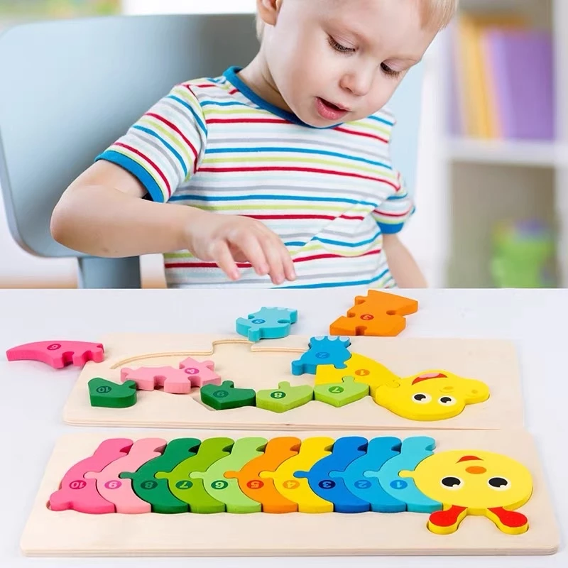 Hàng Mới Đồ chơi tranh ghép nối 10 số - ghép tương ứng số 1-10 cho bé 30x12,8 Cm Đồ chơi thông minh cho bé - Ảnh 3