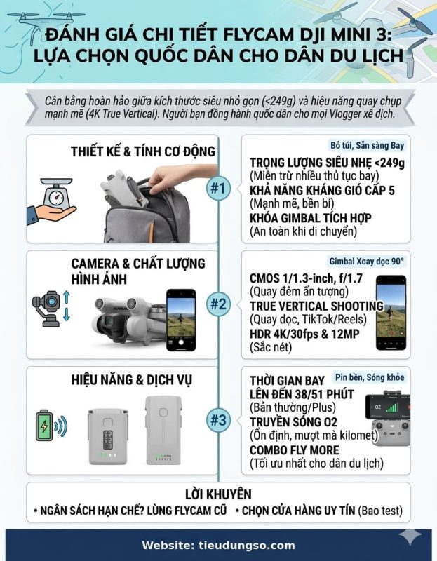 Đánh Giá Chi Tiết Flycam DJI Mini 3