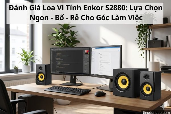 Đánh Giá Loa Vi Tính Enkor S2880 Lựa Chọn Ngon - Bổ - Rẻ Cho Góc Làm Việc