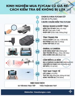 Kinh Nghiệm Mua Flycam Cũ Giá Rẻ Cách Kiểm Tra Để Không Bị Lừa