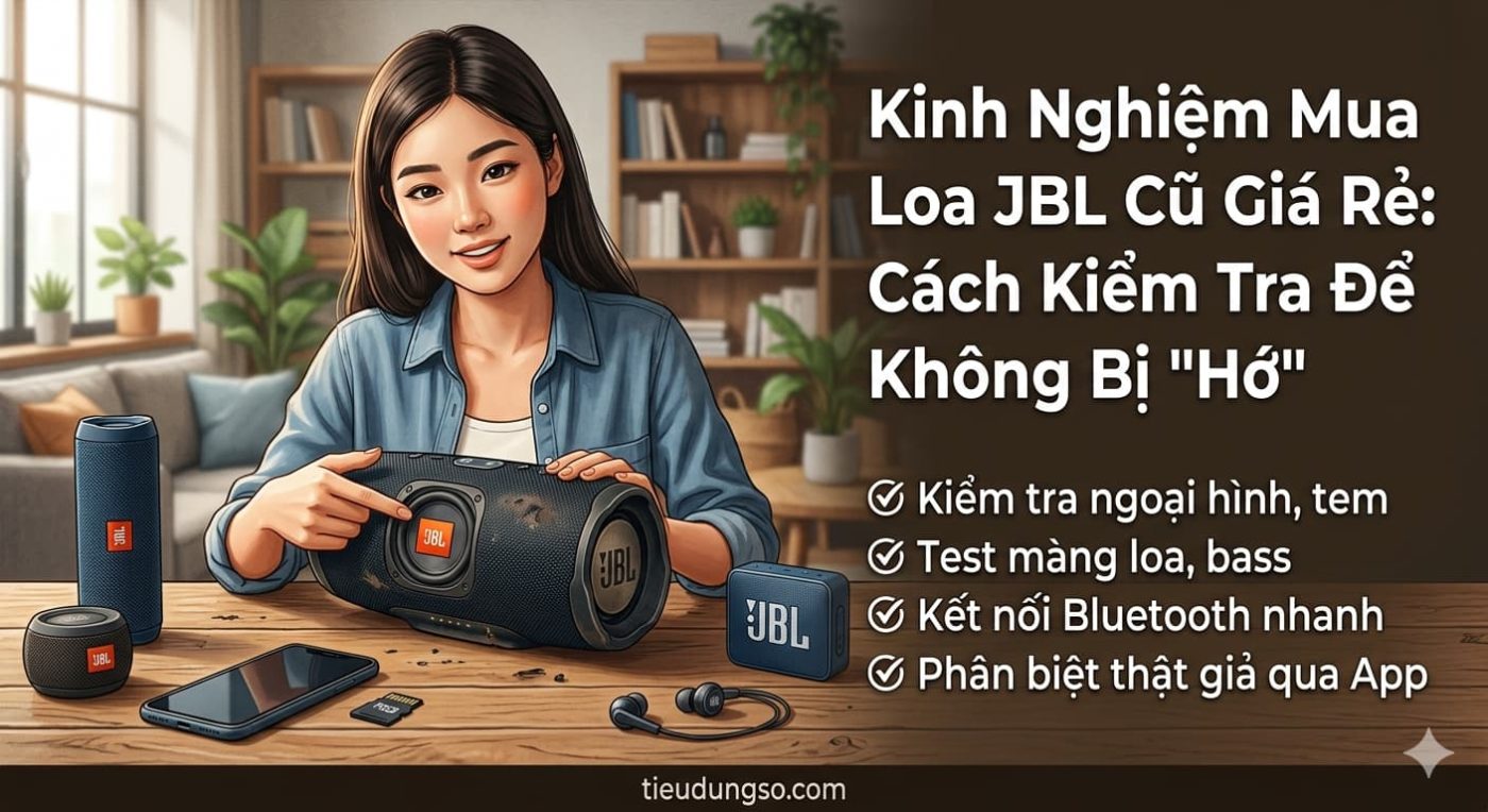 Kinh Nghiệm Mua Loa JBL Cũ Giá Rẻ