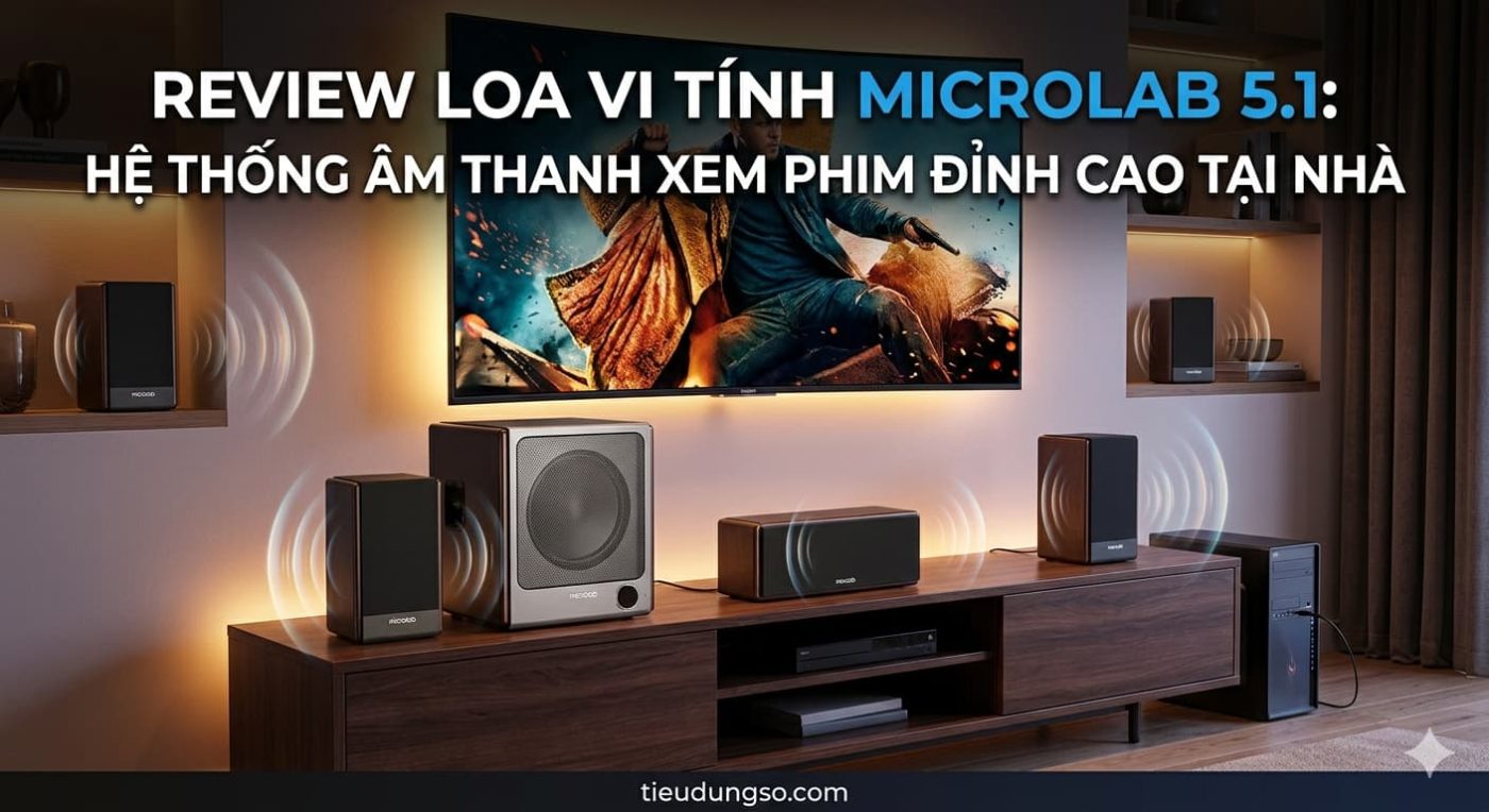 Review Loa Vi Tính Microlab 5.1 Hệ Thống Âm Thanh Xem Phim Đỉnh Cao Tại Nhà