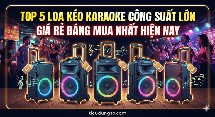 Top 5 Loa Kéo Karaoke Công Suất Lớn Giá Rẻ